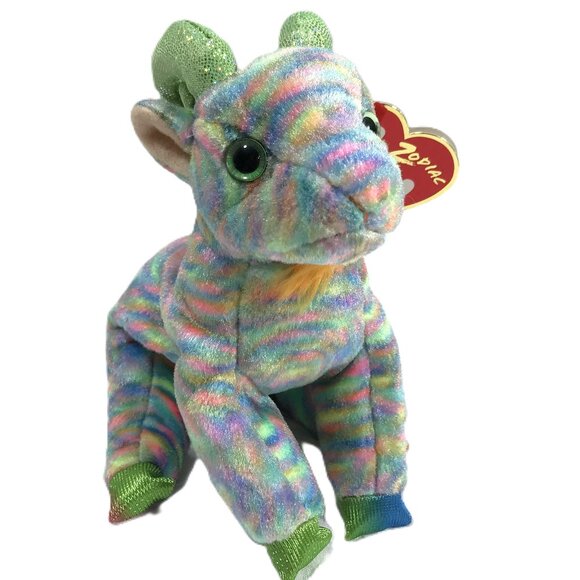 5/$25 Plush Tie Dye Goat Ty Beanie Babies Goat - Picture 1 of 10